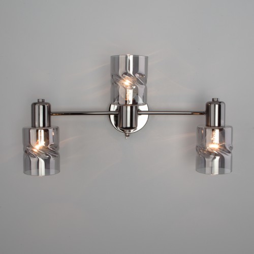 Настенный светильник Eurosvet Ansa 20120/3 чёрный жемчуг