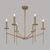 Люстра на штанге Eurosvet Anders 60142/6 латунь Smart a061930