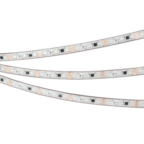 Светодиодная герметичная лента Arlight SPI-PFS-B60-12mm 12V RGB-PX3-BPT (12 W/m, IP68, 5060, 5m) 039177
