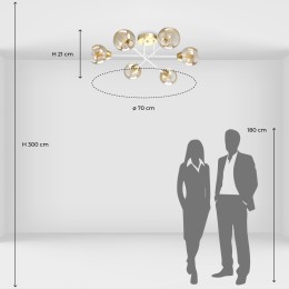 Потолочная люстра De Markt Вита 220013606