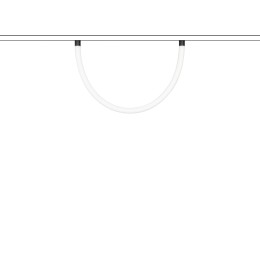 Трековый магнитный светильник Arlight MAG-ORIENT-TUBE-ELASTIC-2620-R30-L1000-14W Day4000 (BK, 360 deg, 48V) 041643