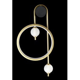 Бра Crystal lux RODRIGO AP20W LED BLACK/GOLD