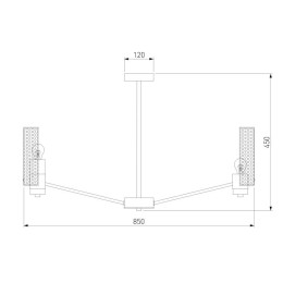 Люстра на штанге Eurosvet Grino 70139/8 никель