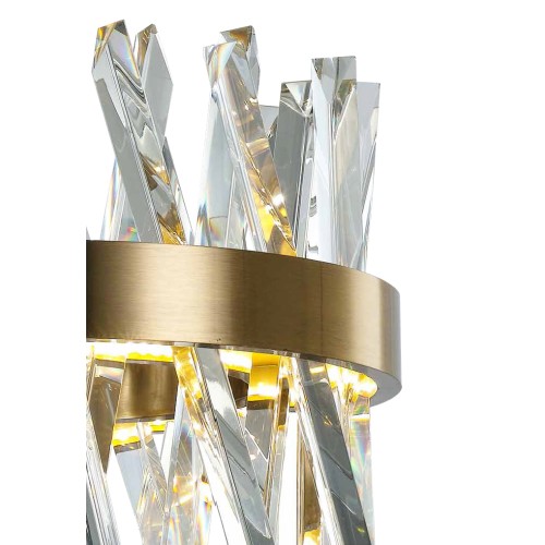 Настенный светильник Delight Collection Akasha MB18162246-250A light antique brass