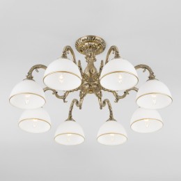 Люстра на штанге Eurosvet 60106/8 античная бронза