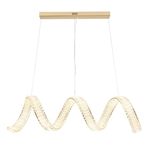 Подвесная люстра Crystal Lux MUSIKA SP100W LED L1200 GOLD