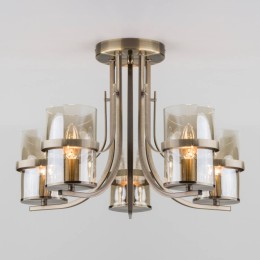 Потолочная люстра Eurosvet 60085/5 античная бронза