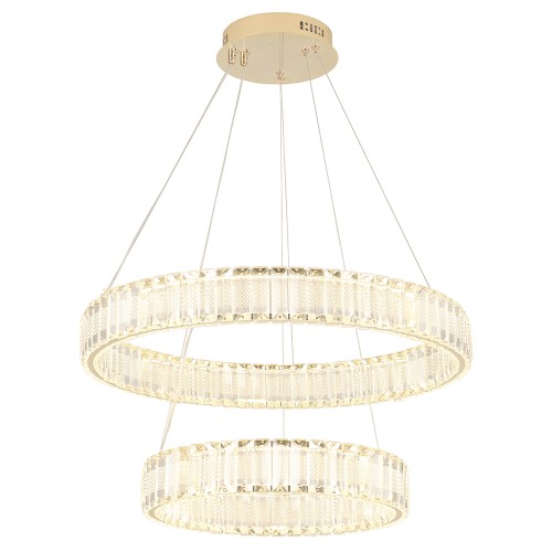 Подвесная люстра Crystal Lux MUSIKA SP100W LED GOLD