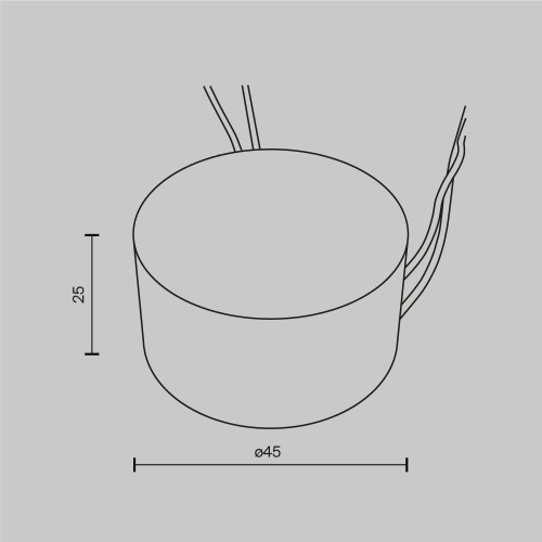 Блок питания Maytoni 12Вт DC23-40В IP54 Triac PSL-TR40-300mA
