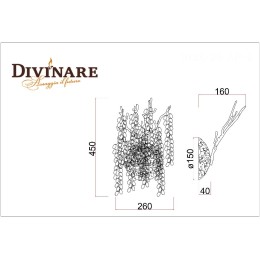 Настенный светильник Divinare Salice 3135/26 AP-2