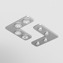 Комплект соединителей угловых для шинопровода Maytoni Exility TRA034CL-SC-42S