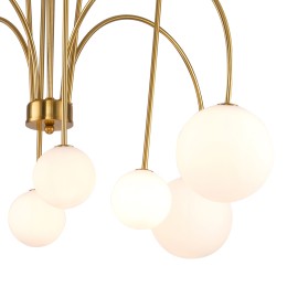 Люстра на штанге Delight Collection KG1213P-8 brass