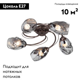 Потолочная люстра Vitaluce V4937-7/5PL