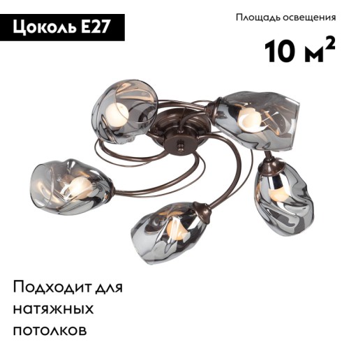 Потолочная люстра Vitaluce V4937-7/5PL