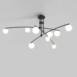 Люстра на штанге Delight Collection 8119P/9 black