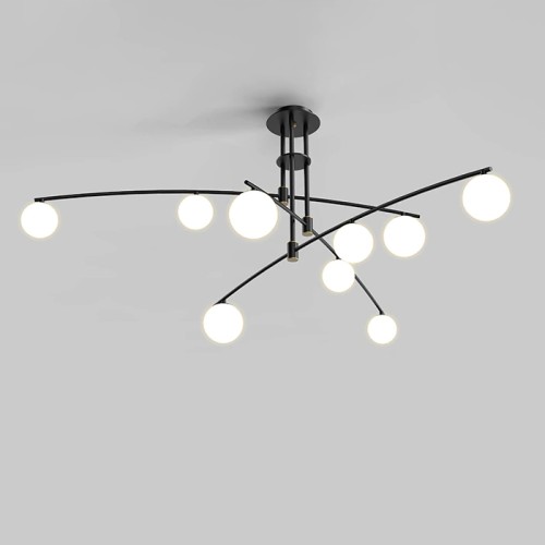 Люстра на штанге Delight Collection 8119P/9 black