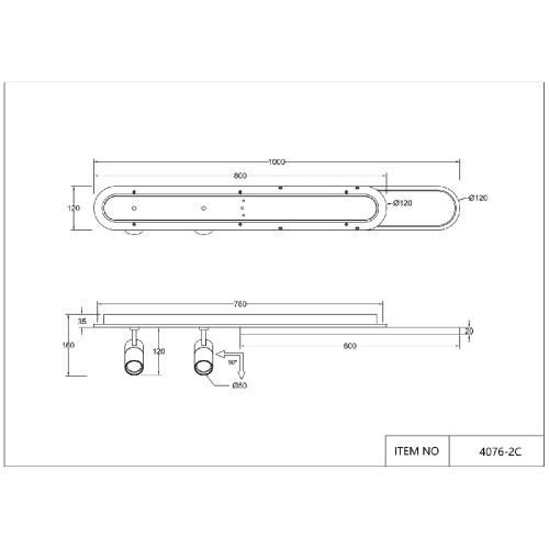 Настенно-потолочный светильник Favourite Planar 4076-2C