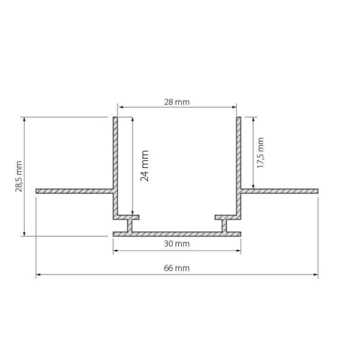 Профиль-держатель Arlight TEK-PLS-GH16-2000 019861