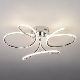 Потолочный светодиодный светильник Eurosvet Lozanna 90083/3 хром