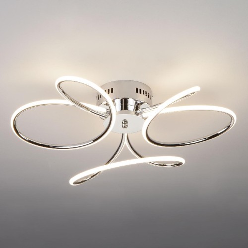 Потолочный светодиодный светильник Eurosvet Lozanna 90083/3 хром