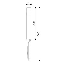 Ландшафтный светильник Maytoni Talpa O416FL-L3B3K1