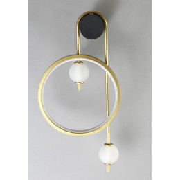 Бра Crystal lux RODRIGO AP20W LED BLACK/GOLD