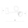 Светодиодный спот Arte Lamp Cercare A4107AP-1WH