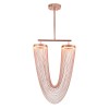 Люстра на штанге Delight Collection Otero 8608P copper