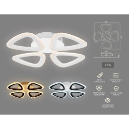 Потолочная светодиодная люстра Ambrella Light Acrylica Original FA4482