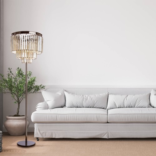 Торшер Divinare Nova Cognac 3002/06 PN-6