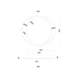 Потолочная люстра Arte Lamp Alsafi A2657PL-1WH