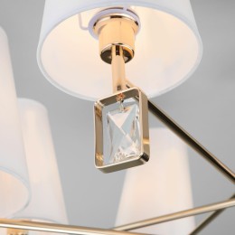 Люстра на штанге Eurosvet Milazzo 60137/8 золото a060129