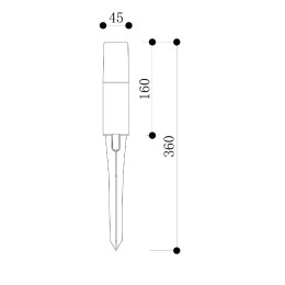 Ландшафтный светильник Maytoni Talpa O416FL-L3B3K