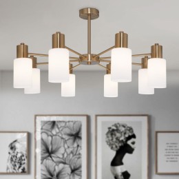 Люстра на штанге Eurosvet Vegga 70160/8 латунь Smart a057109