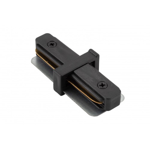 Коннектор прямой Denkirs DK Track Black TR1101-BK