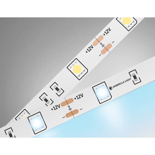 Светодиодная лента Ambrella Light LED Strip 12В 5050 7,2Вт/м 6500K 5м IP20 GS1803