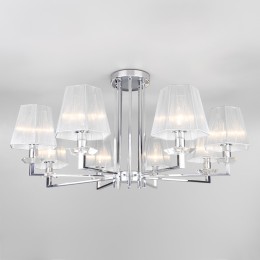 Потолочная люстра Eurosvet Alegria 60125/8 хром Smart (60114/8)