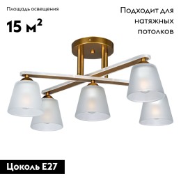 Потолочная люстра De Markt Тетро 673017805