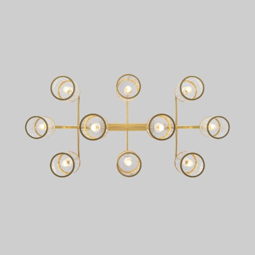 Потолочная люстра Eurosvet Inari 60144/10 золото Smart a061944