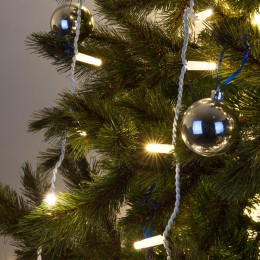 Гирлянда занавес Eurosvet 200-101 теплый белый с эффектом мерцания 2*3м IP65