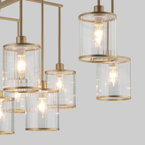 Потолочная люстра Eurosvet Inari 60144/10 золото Smart a061944