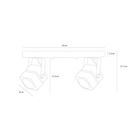 Спот Arte Lamp Misam A1315PL-2BK