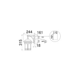 Бра Maytoni Salamanca O031WL-01BR