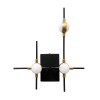 Настенный светильник DeLight Collection Molecular MB18001067-3A black/gold