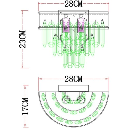 Бра Arte Lamp Diadem A1002AP-2CC