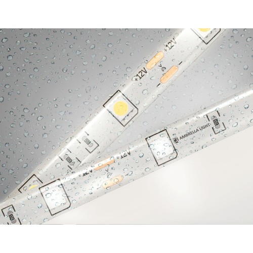 Светодиодная лента Ambrella Light LED Strip 12В 5050 7,2Вт/м 4500K 5м IP65 GS1902