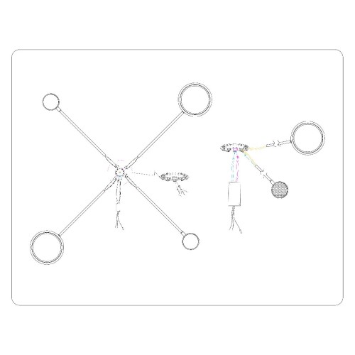 Люстра на штанге Ambrella Light Comfort LineTech FL51631