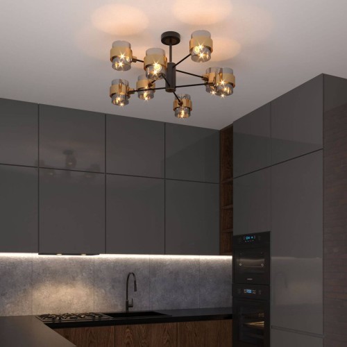 Потолочная люстра Eurosvet Arcada 70127/8 черный