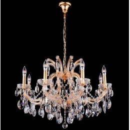 Подвесная люстра Crystal Lux Hollywood SP8 Gold