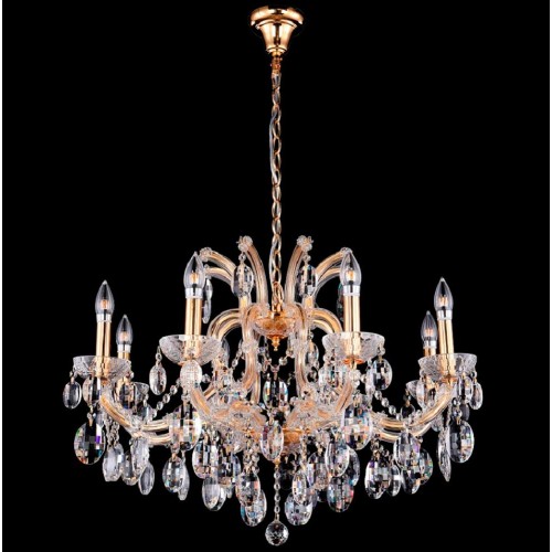 Подвесная люстра Crystal Lux Hollywood SP8 Gold